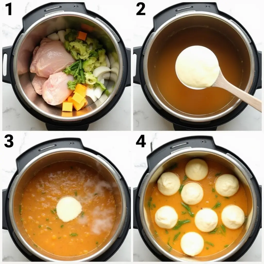 Instant Pot Chicken and Dumplings