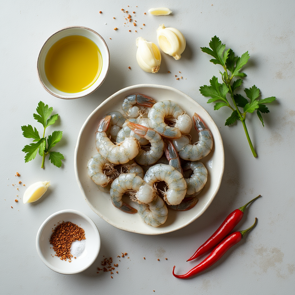 Spanish garlic shrimp Recipe